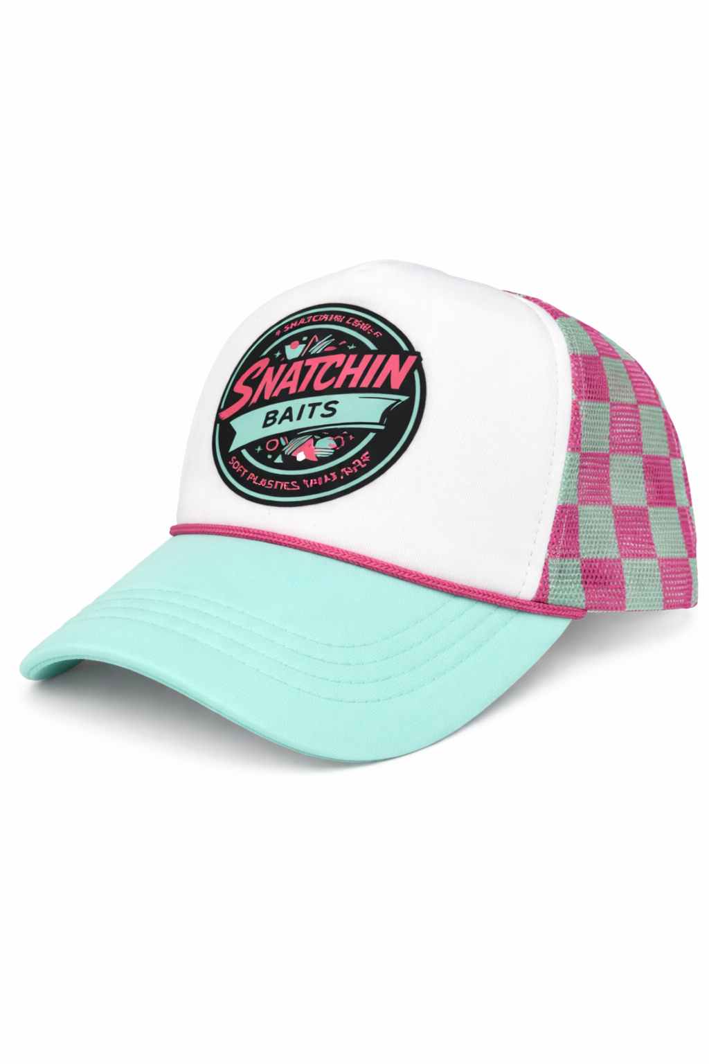 Checkered Trucker Hat