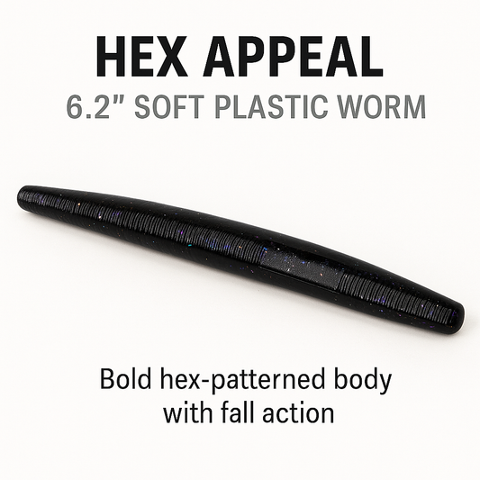HEX APPEAL – 6.2" Soft Plastic Worm