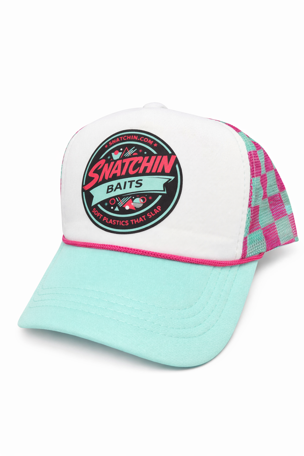 Checkered Trucker Hat