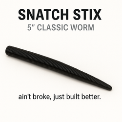 SNATCH STIX – 5” Classic Worm