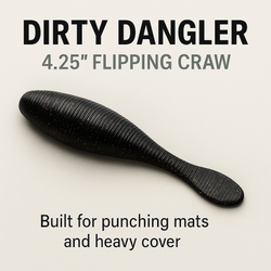 DIRTY DANGLER – 4.25” Flipping Craw